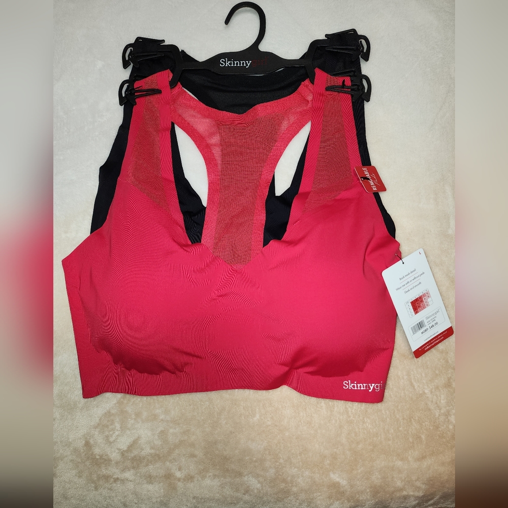 Skinny girl laser cut lounge bras